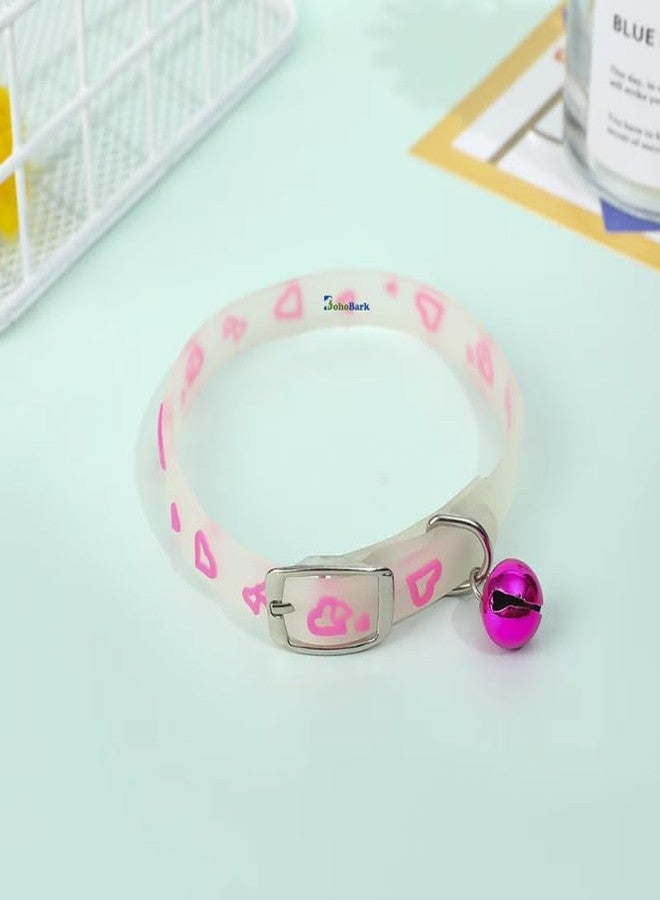 BohoBark Silicon Rubber Reflective Cat Collar with Bell for Indoor & Outdoor Use,Collar with Bell for Indoor & Outdoor, Dog & Cat Everyday Collar (Small,) Color May Vary, 18 Cm, 11 Cm, Multicolor - Image 4